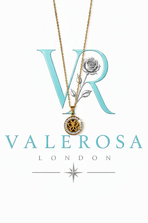 Sparkling Butterfly Charm Necklace
