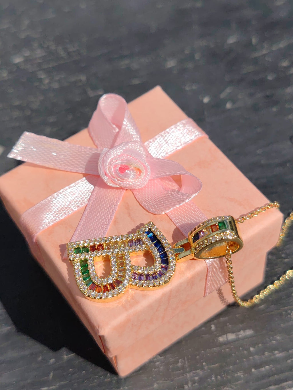 Signature golden Initials Necklace