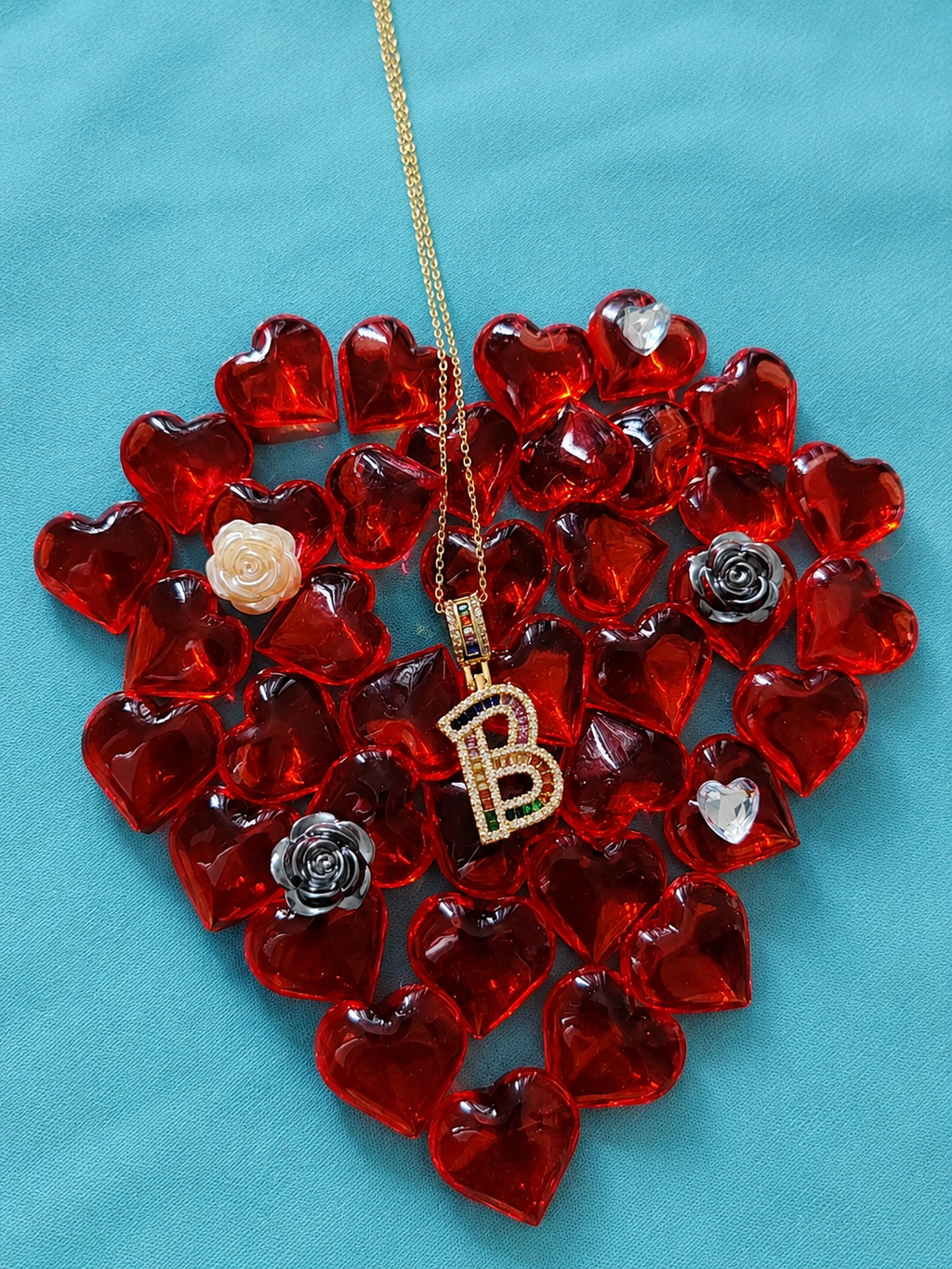 Signature golden Initials Necklace