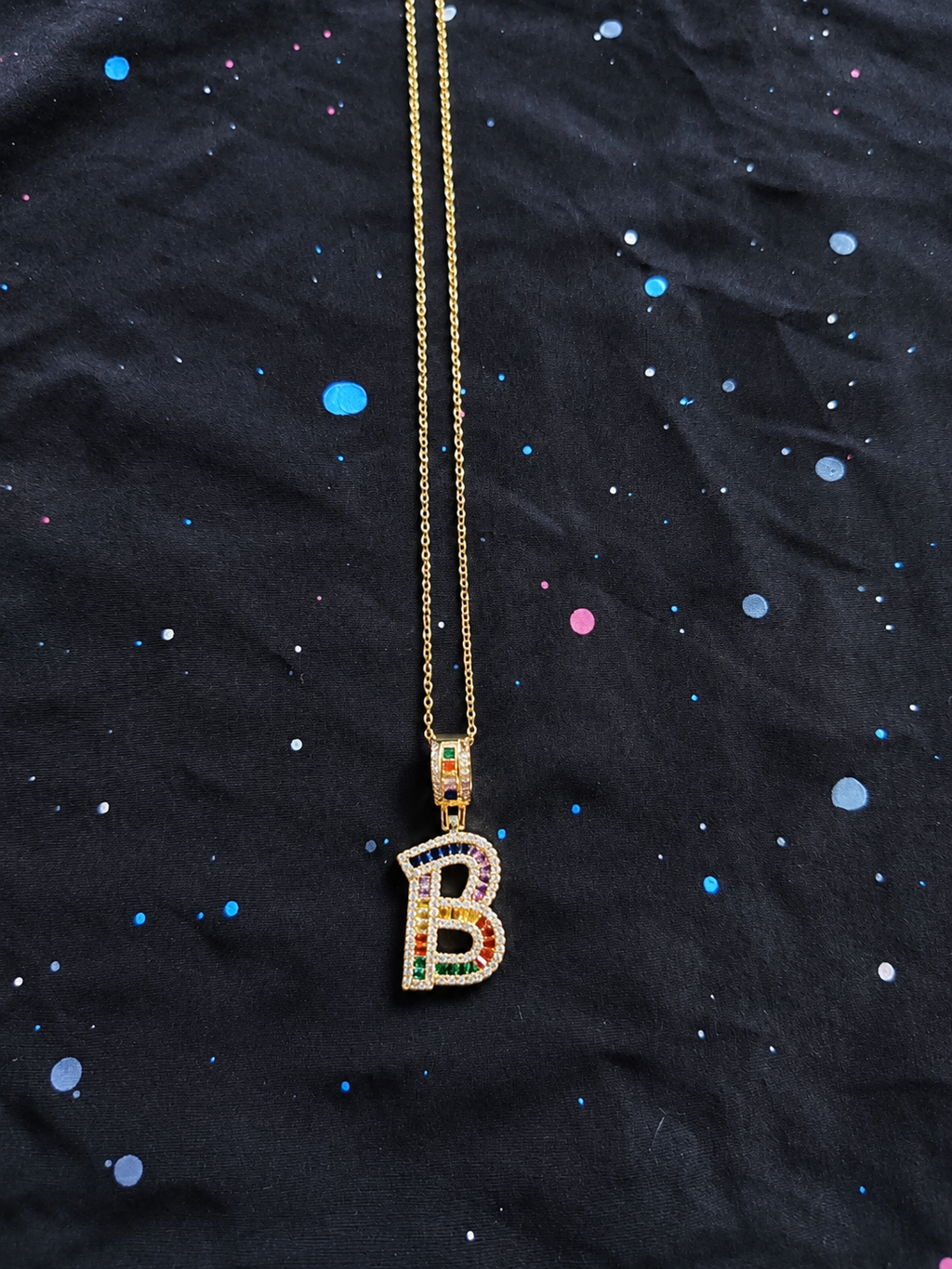 Signature golden Initials Necklace