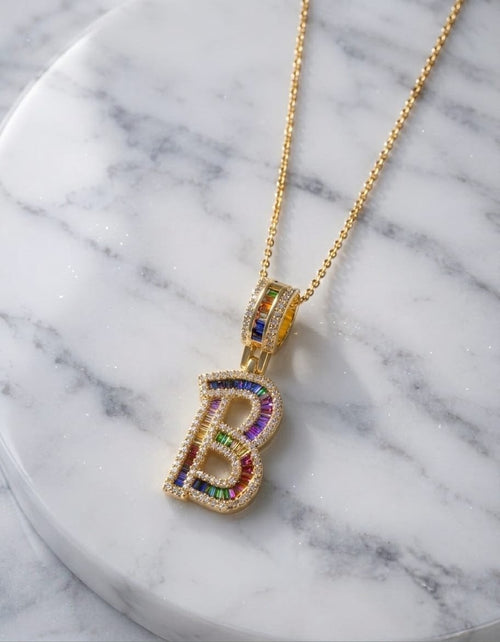 Signature golden Initials Necklace